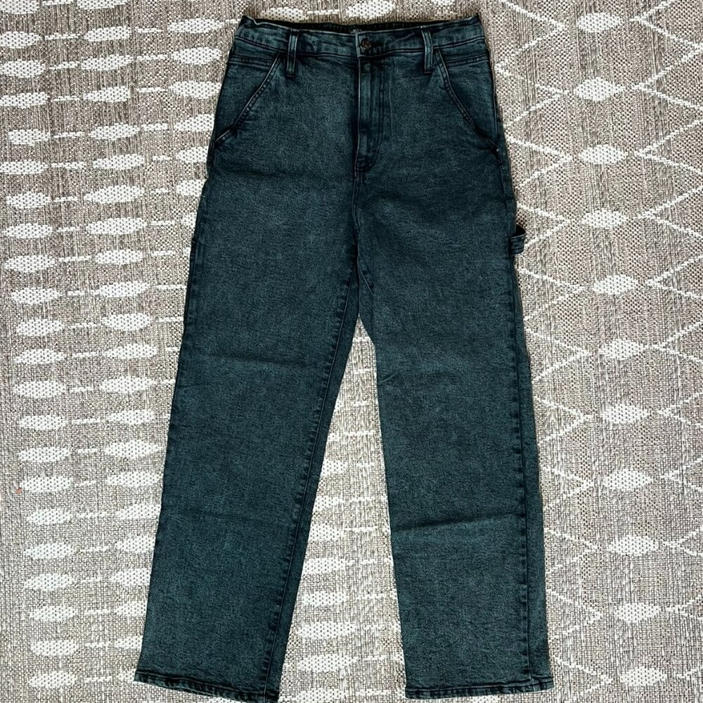 Women's Relax Fit  Green/Blue Cargo Jeans Wild Fable Target